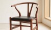 Silla Wishbone - Madera de Roble tapizada Silla Wishbone - Madera de Roble tapizada