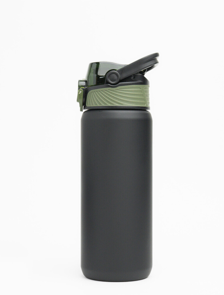 Botella engomada Active Negro/Verde