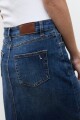 Falda midi de jean jean medio