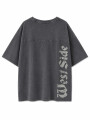 REMERA PONCHE GRIS OSCURO
