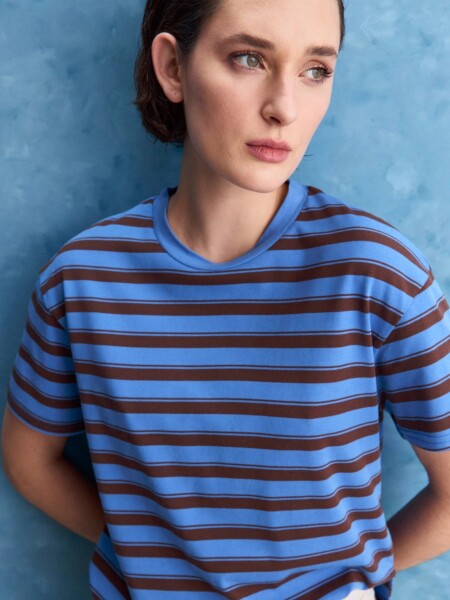 T-SHIRT ALLIE AMIATA AZUL