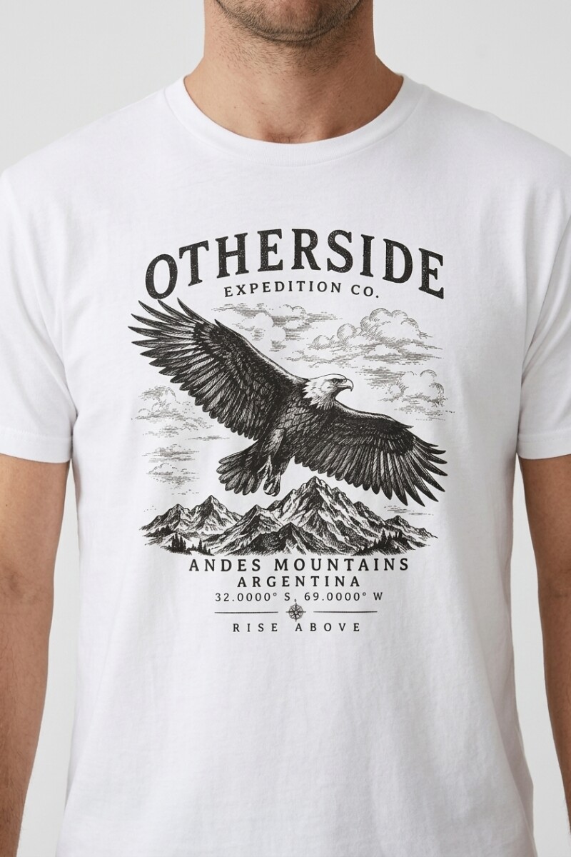 Camiseta estampada Águila BLANCO