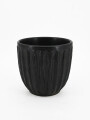 MACETA DECORATIVA NEGRO