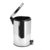 Tacho de Basura 20 Lts Lumax Cesto de Residuos Pedal o Manual Inox