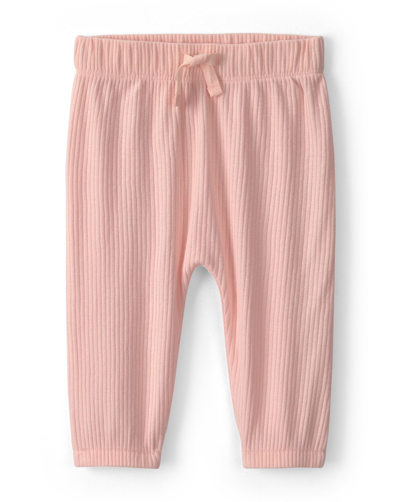 Set cuatro piezas de algodón, dos pantalones y dos bodies manga larga, rosa y crema, diseño floral Sin color