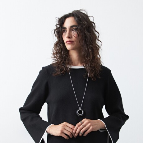 SWEATER GENARO Negro/Blanco