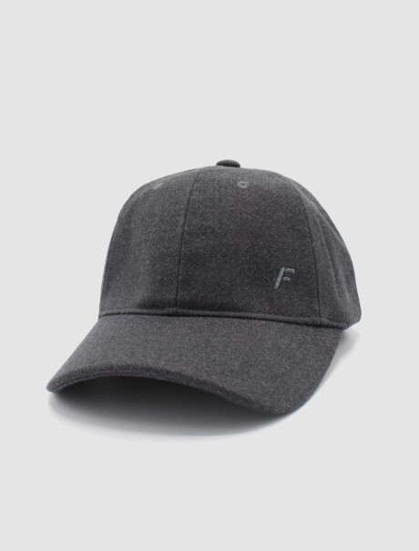 Gorro con Visera Di Caprio Gris Oscuro