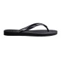 Sandalias Havaianas Slim Gloss Mujer Negro/Plata/Negro