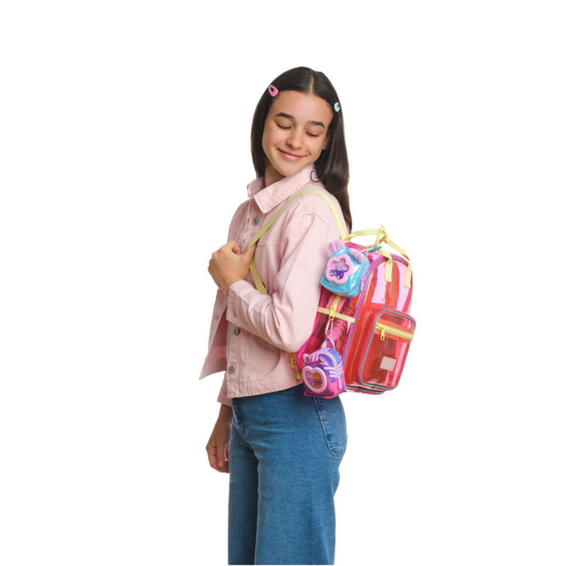 Mini Mochila llavero accesorio Liquid Charms Real Littles Gato: Just Purr-fect!