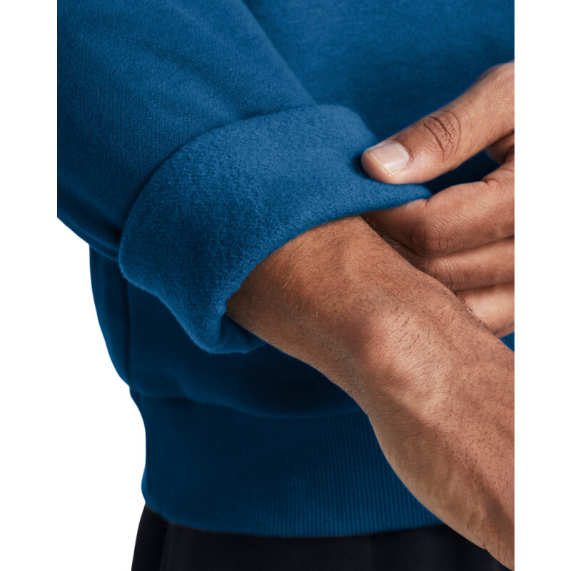 UA Rival Fleece Crew-BLU BLU-406