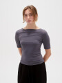 Remera Wenos Gris Oscuro