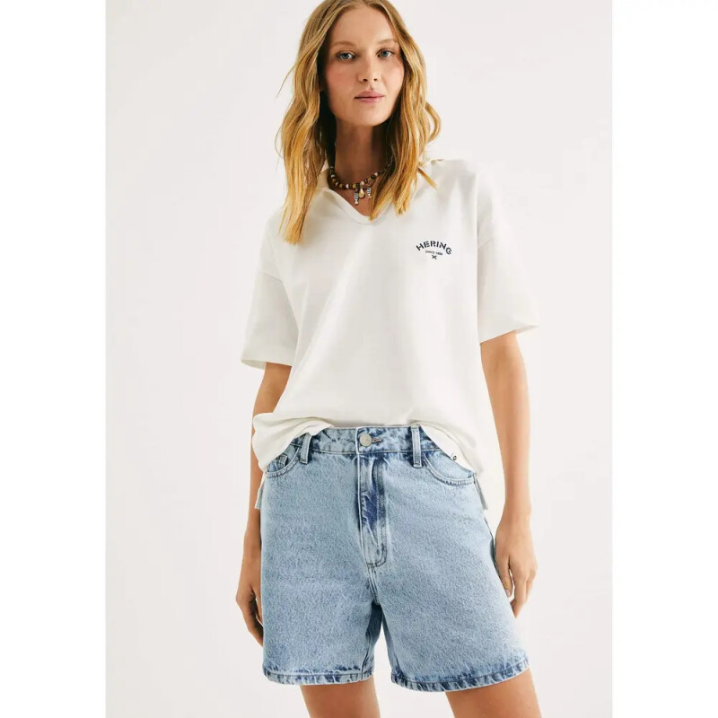 SHORTS FEM AZUL CLARO