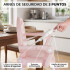 Silla De Bebe Para Comer Plegable Asiento 3 En 1 Arnes Cinturon Seguridad 3 Puntos Imback Color Rosa Silla De Bebe Para Comer Plegable Asiento 3 En 1 Arnes Cinturon Seguridad 3 Puntos Imback Color Rosa