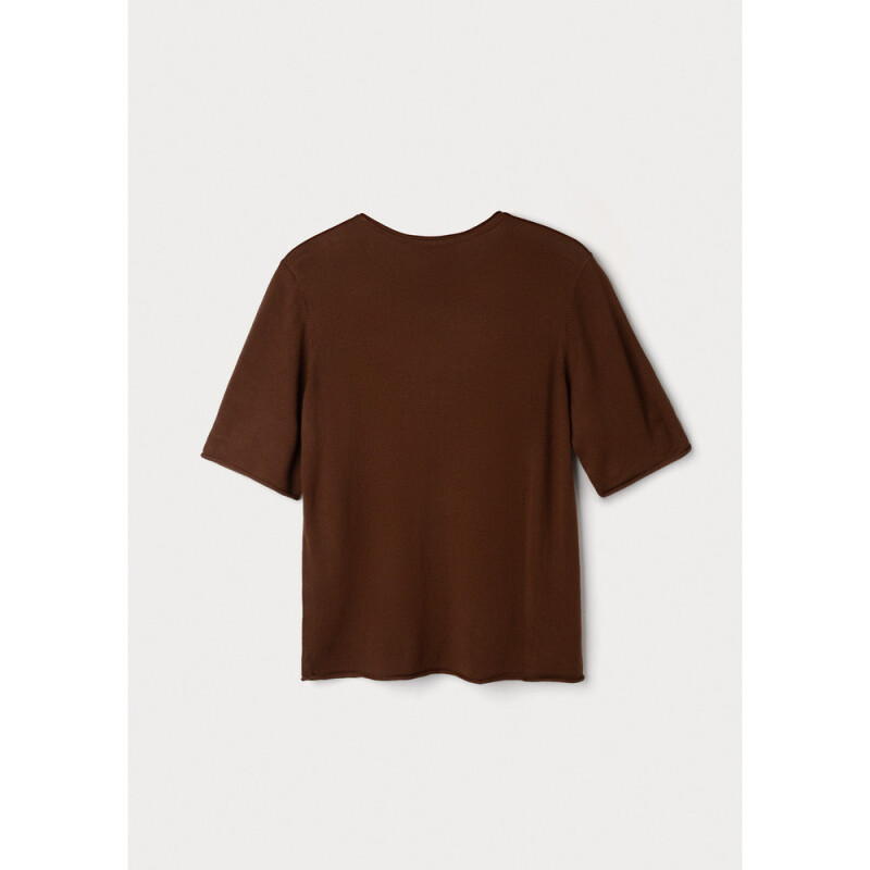 BLUSA FEM MARROM ESCURO