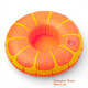 Inflable Posa Vaso Bebida Para Piscina Variedad Diseños Naranja
