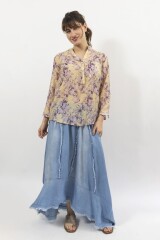 BLUSA RAYON ALBAIDA AMARILLO