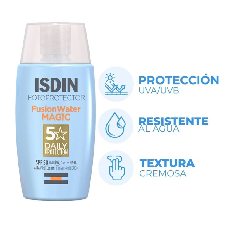 Protector Solar Isdin Fusion Water Spf 50+. 50 Ml. Protector Solar Isdin Fusion Water Spf 50+. 50 Ml.