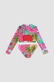 SET DASH MANGA LARGA 6-18A ROSA CORAL