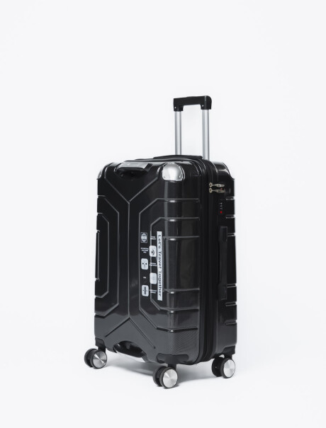 Valija Nomade Silver 24 Pulgadas Negro