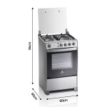 Cocina a Gas Indurama Viena 4 Hornallas 60 cm con Grill Eléctrico Cocina a Gas Indurama Viena 4 Hornallas 60 cm con Grill Eléctrico