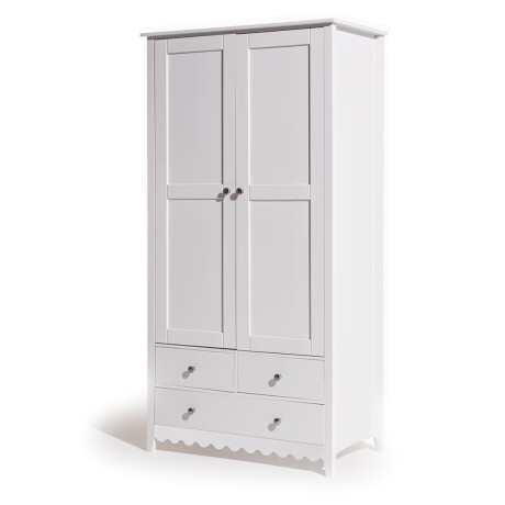 Ropero 2 puertas 3 cajones Madera maciza / mdf Ropero 2 puertas 3 cajones Madera maciza / mdf