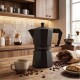 Cafetera Italiana Moka Klasse 9 tazas | Negra mate Cafetera Italiana Moka Klasse 9 tazas | Negra mate