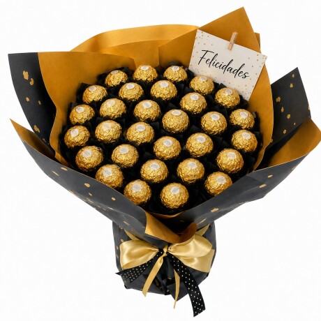 Bouquet de Ferrero Rocher para Felicitar 30 bombones