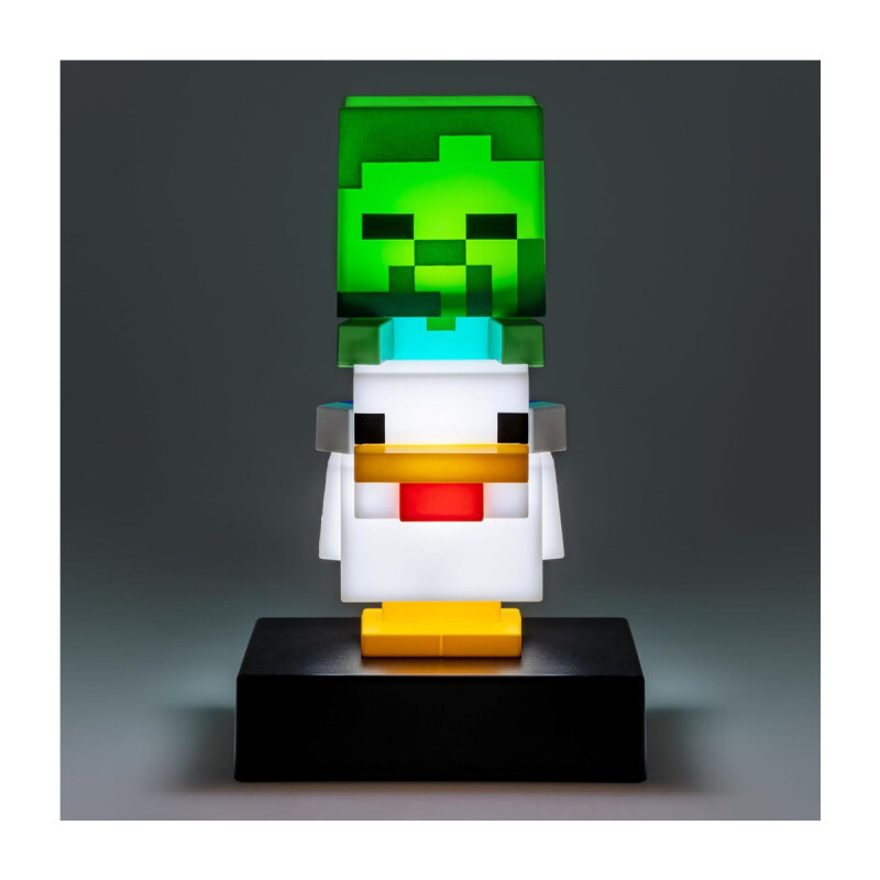 Lámpara Minecraft Chicken Jockey Lámpara Minecraft Chicken Jockey