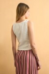 Musculosa Rib sun alma lavada crudo