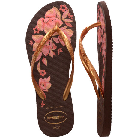 Sandalias de Mujer Havaianas Slim Organic Marrón Café