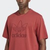 Remera Adidas Adicolor Outline Trifolio Rojo