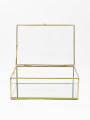 CAJA METAL RECTANGULAR TRANSPARENTE