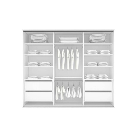 ROPERO PLACARD 3 PUERTAS CORREDIZAS MDF BLANCO SOUTH