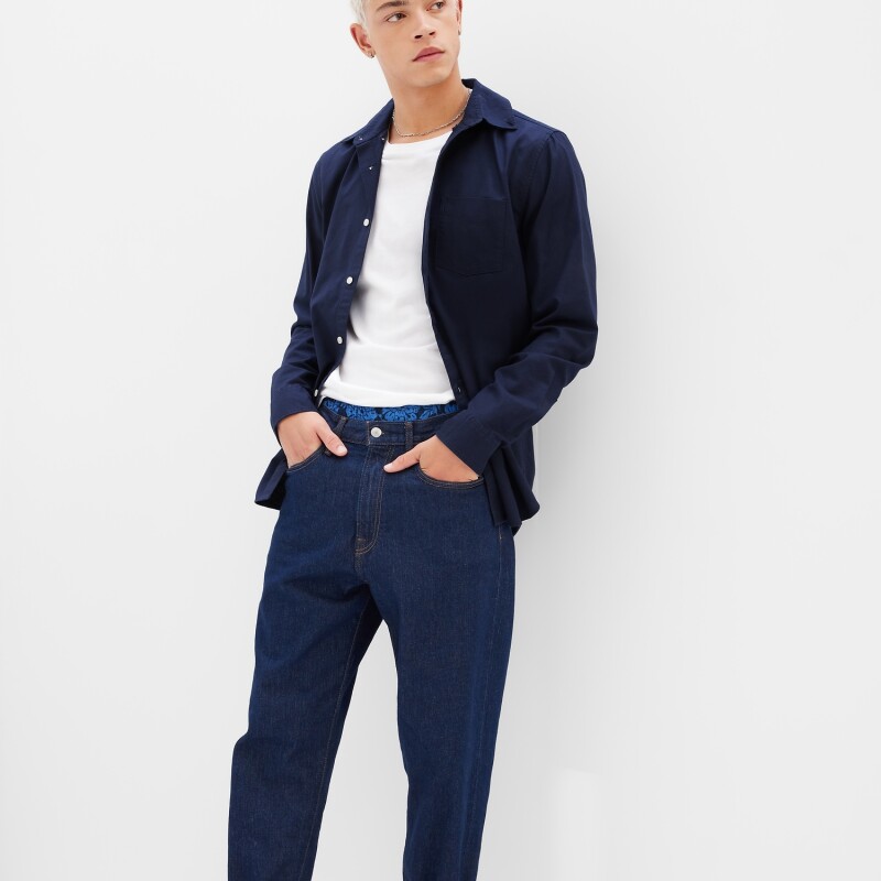 V-LS STANDARD OXFORD TAPESTRY NAVY