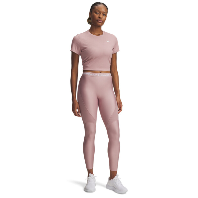 UA HG Rib Legging-PNK PNK-673