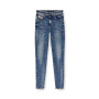 Jean Para Mujer 1984 Slandy-High Azul Marino