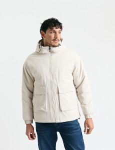 300221 CAMPERA HARRINGTON LABEL Blanco