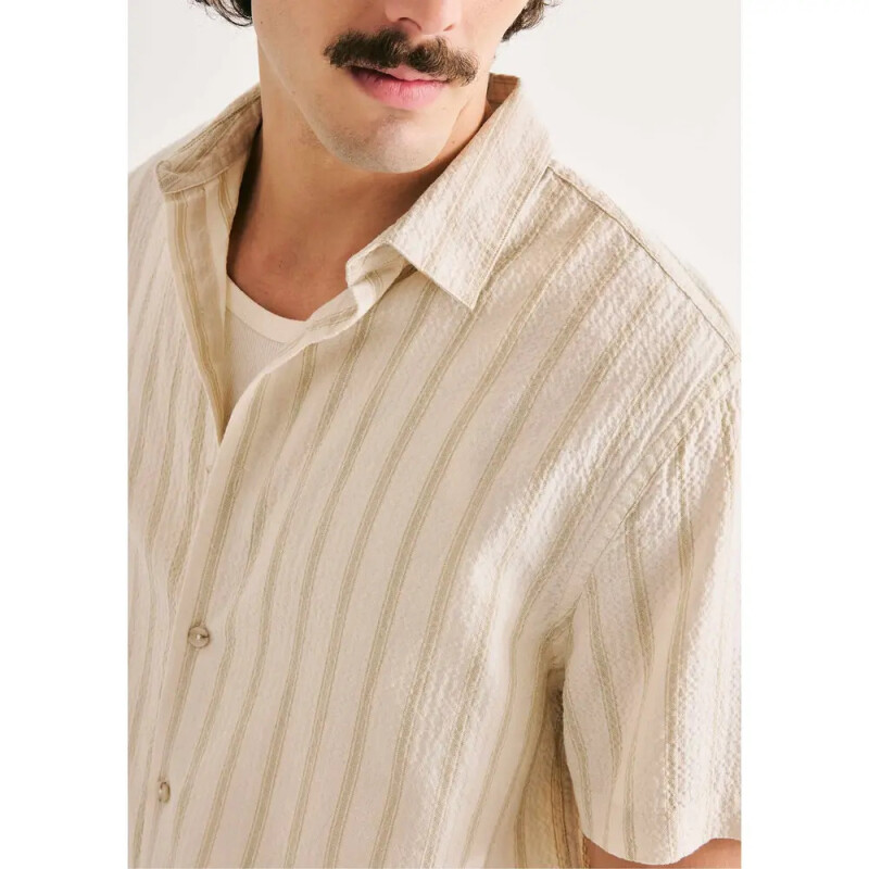 CAMISA MM MASC CAQUI CLARO