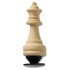 3D Queen Chess Piece Multicolor