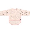 Babero con manga KIKKABOO Chispas rosa