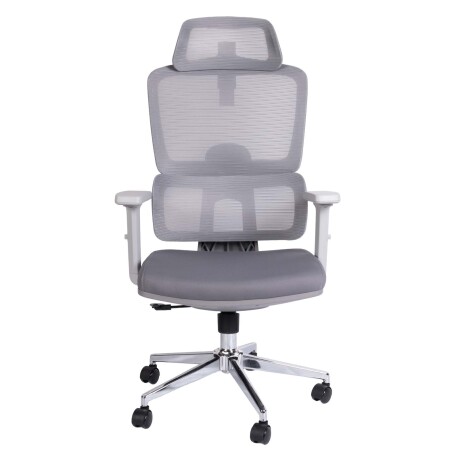 SILLA DE OFICINA MALLA GRIS AERIS