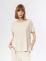 REMERA CORAL BEIGE