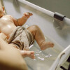 Baño Plegable Flexi Bath Stokke Transparente / Beige Baño Plegable Flexi Bath Stokke Transparente / Beige