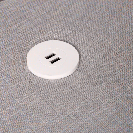 SOFA RETRACTIL 3 CUERPOS TELA GRIS ATLANTA GRIS OSC