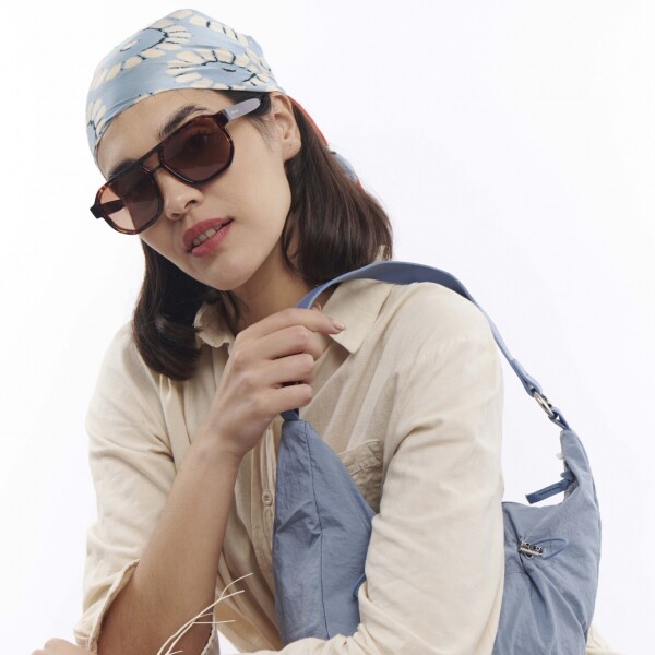 Morral banana Celeste