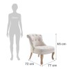 Poltrona Butaca Vivaldi tela beige Poltrona Butaca Vivaldi tela beige