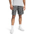 UA Tech Printed Short-BRN GRY-025