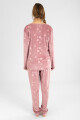 Pijama velour estrellas Bordeaux