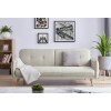 Sillón Cama Mìa en Tela Gris