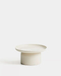 Mesa de centro Arcola de aluminio crudo Ø70cm
